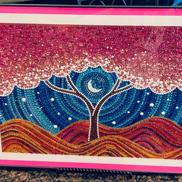 Finished Crystal Rhinestone Tree Diamond Painting - Picture 1 of 4